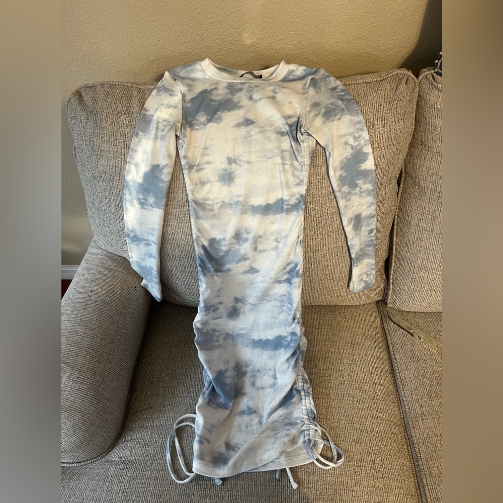 Lioness Cloudy Blue and White dress